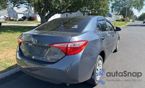 2017 Toyota Corolla L из США, поврежденный, VIN 2T1BURHEXHC827586